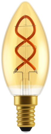 Nordlux DECO SPIRAL LED-lampe E14, 2,5 W, C35, Belysning