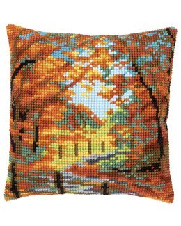 Broderikit Pude Efterår - Vervaco