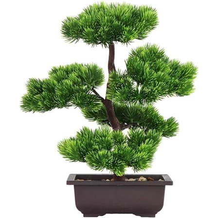 Kunstig Bonsai Tre Falsk Plante Dekorasjon I Potte Kunstig