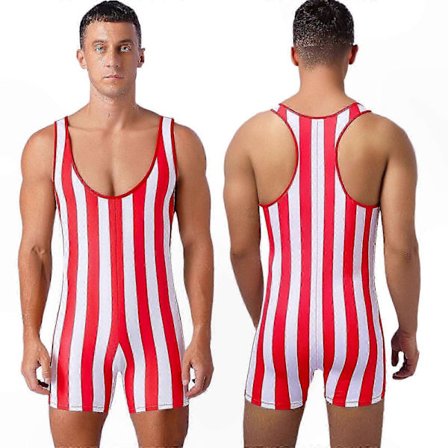 Ermeløs Slim Fit Body for Menn - Treningsstudio Fitness og Sportsbadedrakt for Surfing