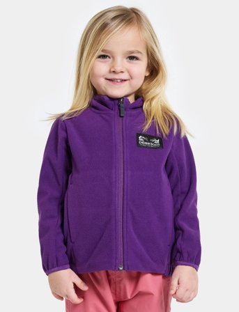 Didriksons Muskot Windproof Kids' Jacket - Purple - 122