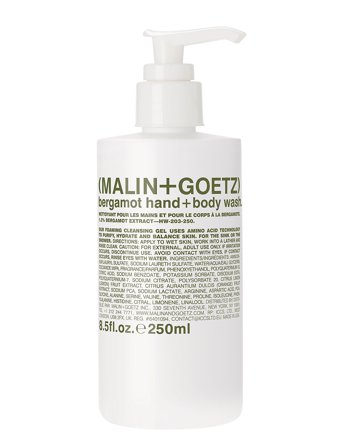 Malin+Goetz Bergamot Hand + Body Wash - Nude - 250 ml