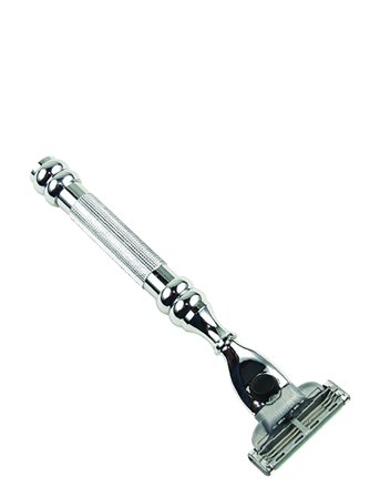 Parker Parker 43M - Heavyweight Chrome Handle Mach 3 Compatible Raz - Silver - ONE SIZE