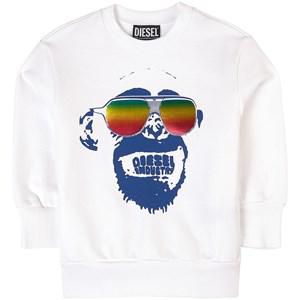 Kids - Diesel White Screwonkey Sweatshirt 12 Years - Jumpers and knitwear - 12 years - White