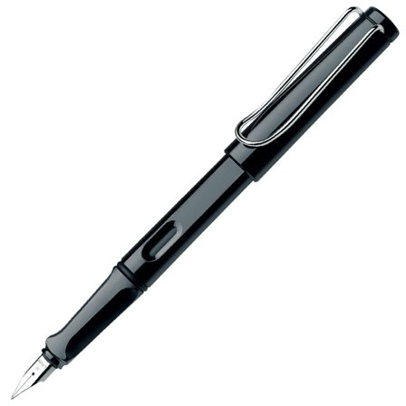 Safari Fountain pen Shiny black Broad
