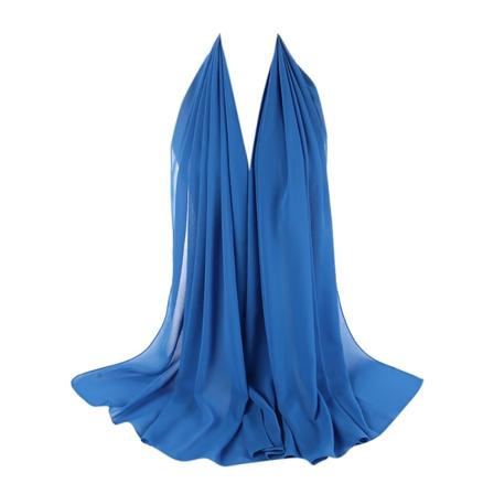 Damscarf vanlig bubbla chiffong halsduk