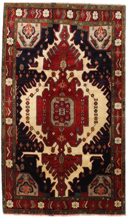 Annodato A Mano Ghashghai Tappeto 176X300 Persiano Di Lana Marrone/Rosso