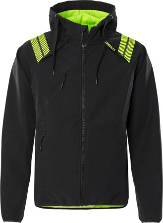 Fristads Herr Softshell-jacka med huva 7461 GBON, Svart