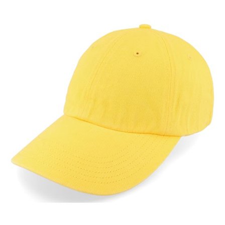 Richardson - Gul unconstructed Keps - R55 Solid Yellow Dad Cap @ Hatstore