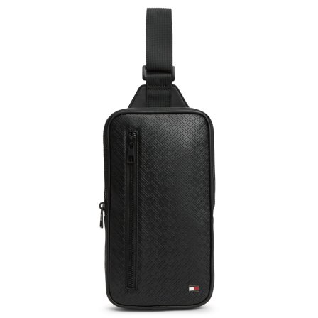 Tommy Hilfiger | Mochila bandolera negra para hombres - Bolsos de hombro