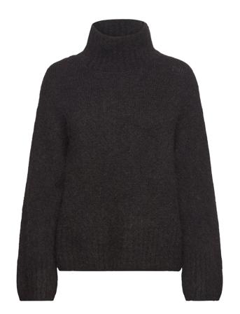 Slfgabella Ls Knit High-Neck Noos Selected Femme Black