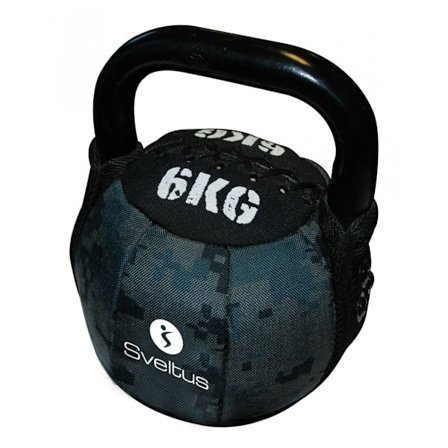 Sveltus Blød Kettlebell - 6 kg, Ideel til Styrketræning og Fitnessøvelser