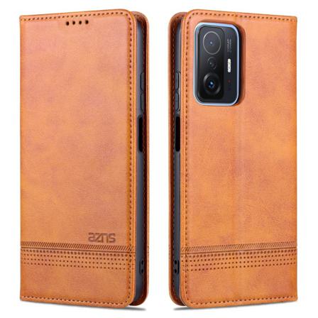 Praktiskt Plånboksfodral - Xiaomi 11T Pro Brun