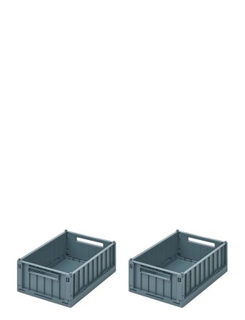 Liewood Weston Storage Box S 2-Pack - Blue - ONE SIZE