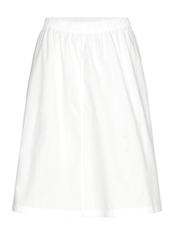 Weekday Cotton Poplin Midi Skirt - White - XS