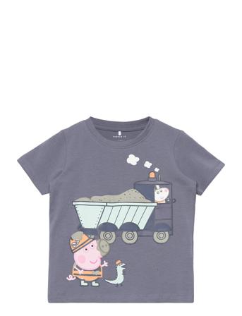 Nmmmaris Peppapig Ss Top Pep T-shirt Blå Name It