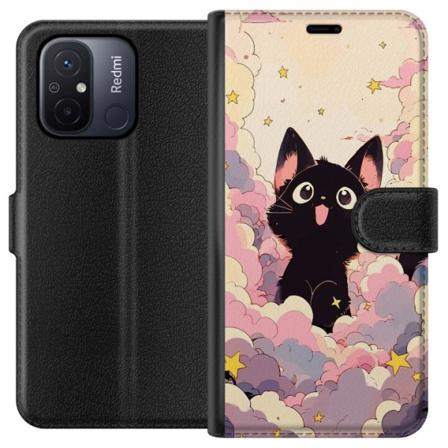 Xiaomi Redmi 12C Tegnebogsetui Kawaii Kat