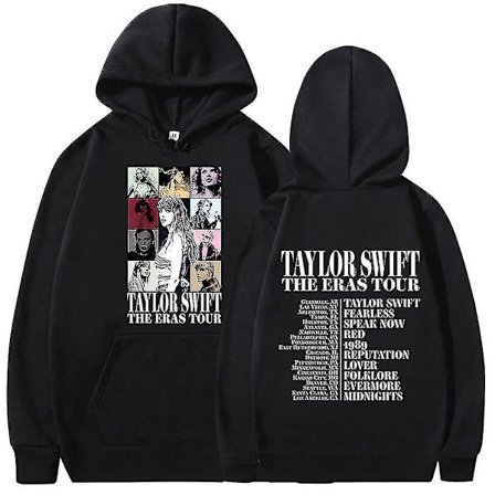 Unisex Taylor Swift The Eras Tour Hoodies Hættetrøje Trøje Casual Bluser M