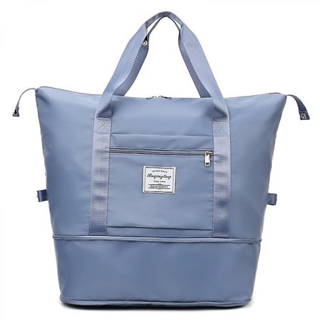 2023 Waterproof Shoulder Weekender Bag Swim Sports Travel Gym Bagexpandable Bag Lightweight And Easy Carry (blue)