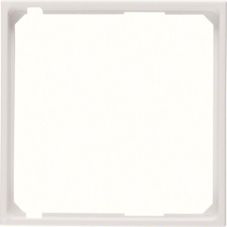 Hager 11091909 Adapter för centrumbricka, S1 Vit, Strömbrytare & vägguttag