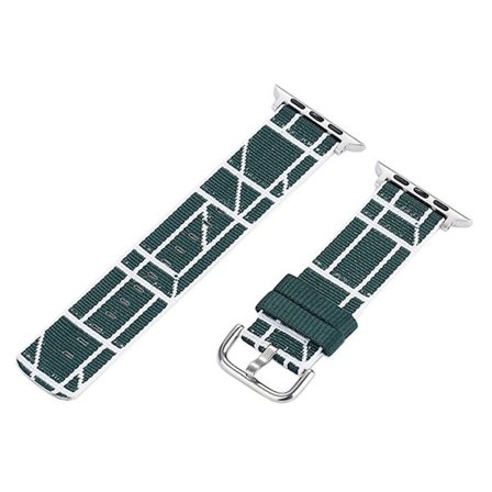 Apple Watch Series 6 / 5 44mm woven design watch band - Green