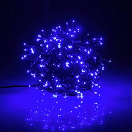 Höstdekoration ljusslinga, 20M 200 LED orange Halloween ljusslinga inomhus ljusslinga 8 lägen