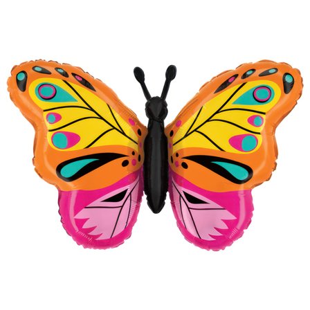 Folioilmapallo Värikäs Perhonen