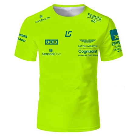 2023 sommar andas Aston Martin F1 kortärmad T-shirt style 2 3XL