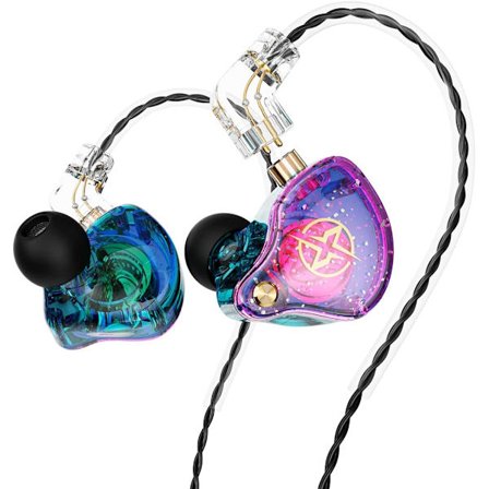 Trådbundna in-ear-hörlurar, Deep Bass HiFi-hörlurar med avtagbara B-stiftskablar