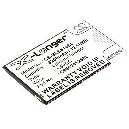 Batteri for SmartPhone, Mobil for BLU Studio Mega, S610, Advance A6 etc.