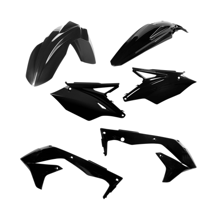 Kit Plastiche Acerbis Kawasaki Nero - Kawasaki KX 450F 2016-2018