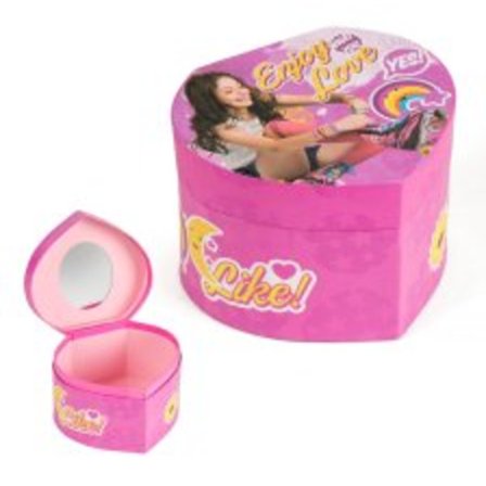 Leksaker Disney Soy Luna Smyckeskrin Skrin Hjärtform spegel GAR