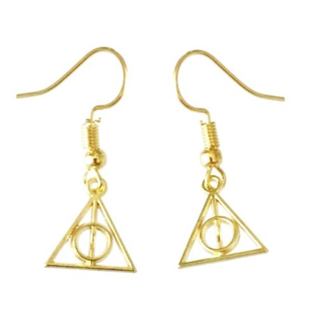 Earrings - Harry Potter - Deathly Hallows - Red gold