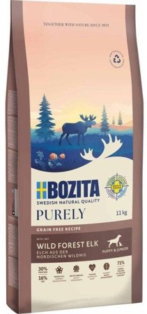 Bozita Dog Purely Puppy & Junior Elk 11 kg