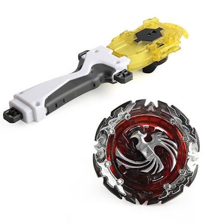 Metall B-131 Død Fønix Beyblade Burst Blast Gyroskop med Håndtak-Lanserer