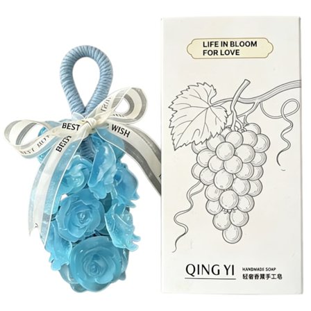 Personlige håndlagde krystall-drue såper, naturlige kaldprosessåper med langvarig duft og skånsom rens
