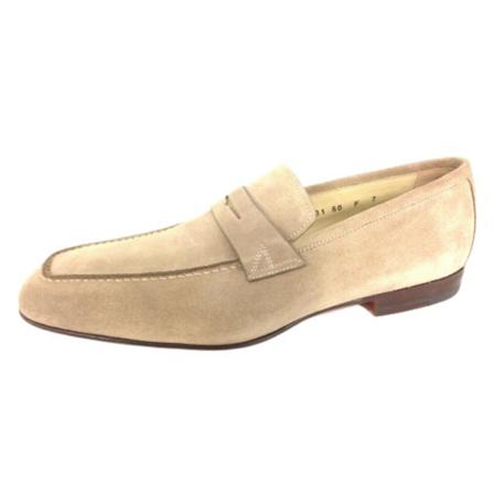 Santoni, Moccasino shoes square tummy taner 62 Beżowy, Mężczyzna, Rozmiar: 41 EU