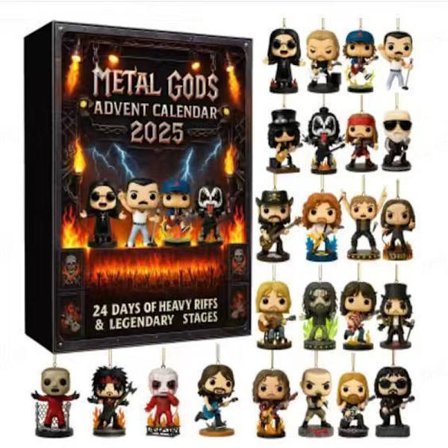 MetalGods RockLegend Julekalender 2025 Rocklegender Advent