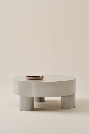 Jotex - Glossy (Field Unset) Rundt Salongbord ø 90 Cm Grå - MALARO - Kjøp Sofabord hos Jotex