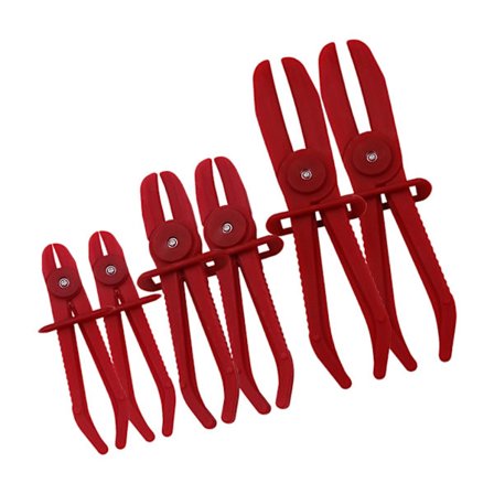 Universellt kylvätskeslangtätningsverktyg i plast lämpligt för underhåll av bilar och motorcyklar samt nödläckagekontroll