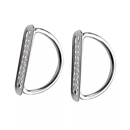 2 stk. Vektbelteholder Rustfritt stål Vektbeltestoppere med D-ringer