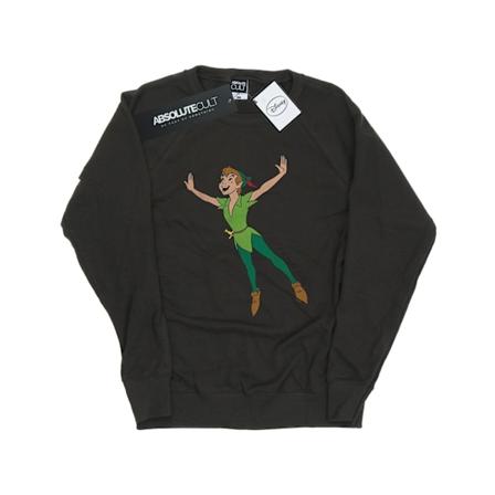 Disney Womens/Ladies Classic Flying Peter Pan Sweatshirt XL Ljus Light Graphite XL