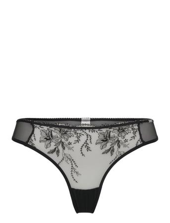 Brief Liv Thong Low Embroider Stringtruse Undertøy Multi/mønstret Lindex