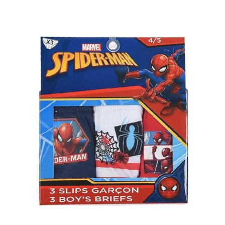 3 Par Kalsonger Spider-man Blå/röd/vit Multicolor 6/8 År Ca 116/128 Cl