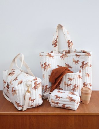 Fabelab Quilted Tote Bag - Wild At Heart - Multi/patterned - ONE SIZE