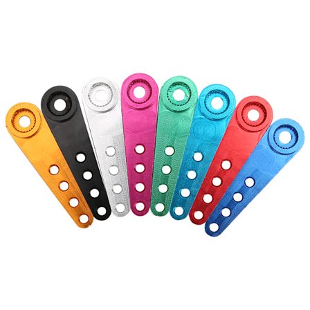 8 väriä 25T alumiiniseos RC servovarsi lisävaruste sopii futaba / JR RC servo