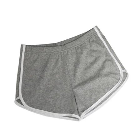 2023 1-pack Bomulls Sportshorts, Yoga Dansshorts, Sommar Sportshorts, Grå Gray XXXL