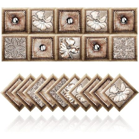 Retro Flisklistremerker Baderom Kjøkken Veggfliser Klistremerker DIY Oljetett