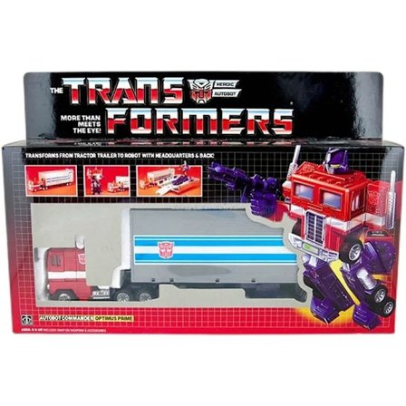 G1 84-86 KO Optimus Prime Action Figuuri - Transformers-lelu keräilijöille ja lahjoille US-versiossa
