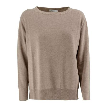 Fabiana Filippi, Round-neck Knitwear Beige, Dames, Maat:M